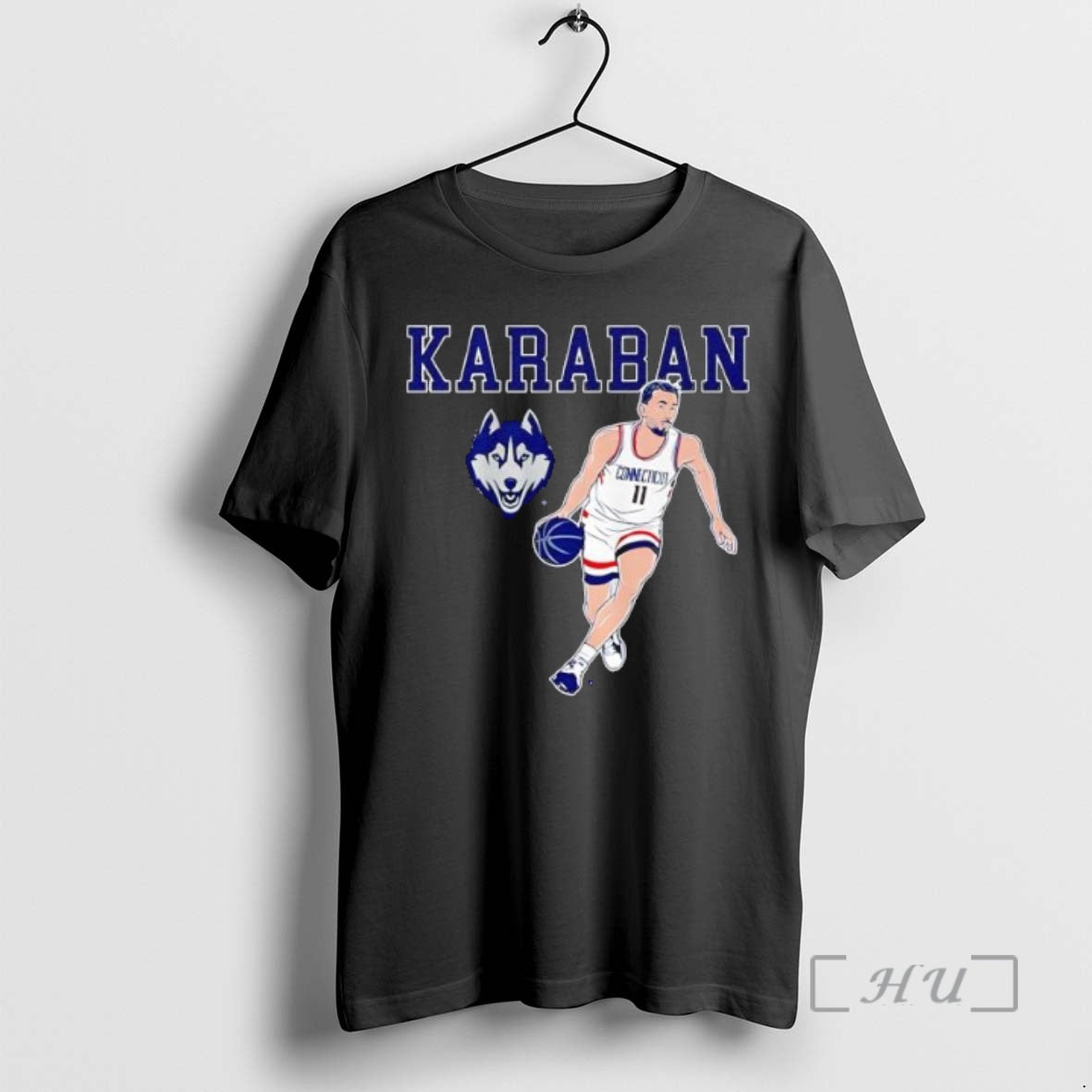 Officials Alex Karaban Name Pose Uconn Basketball Style Shirt Hoodie Sweatshirt | PurePodTees.com