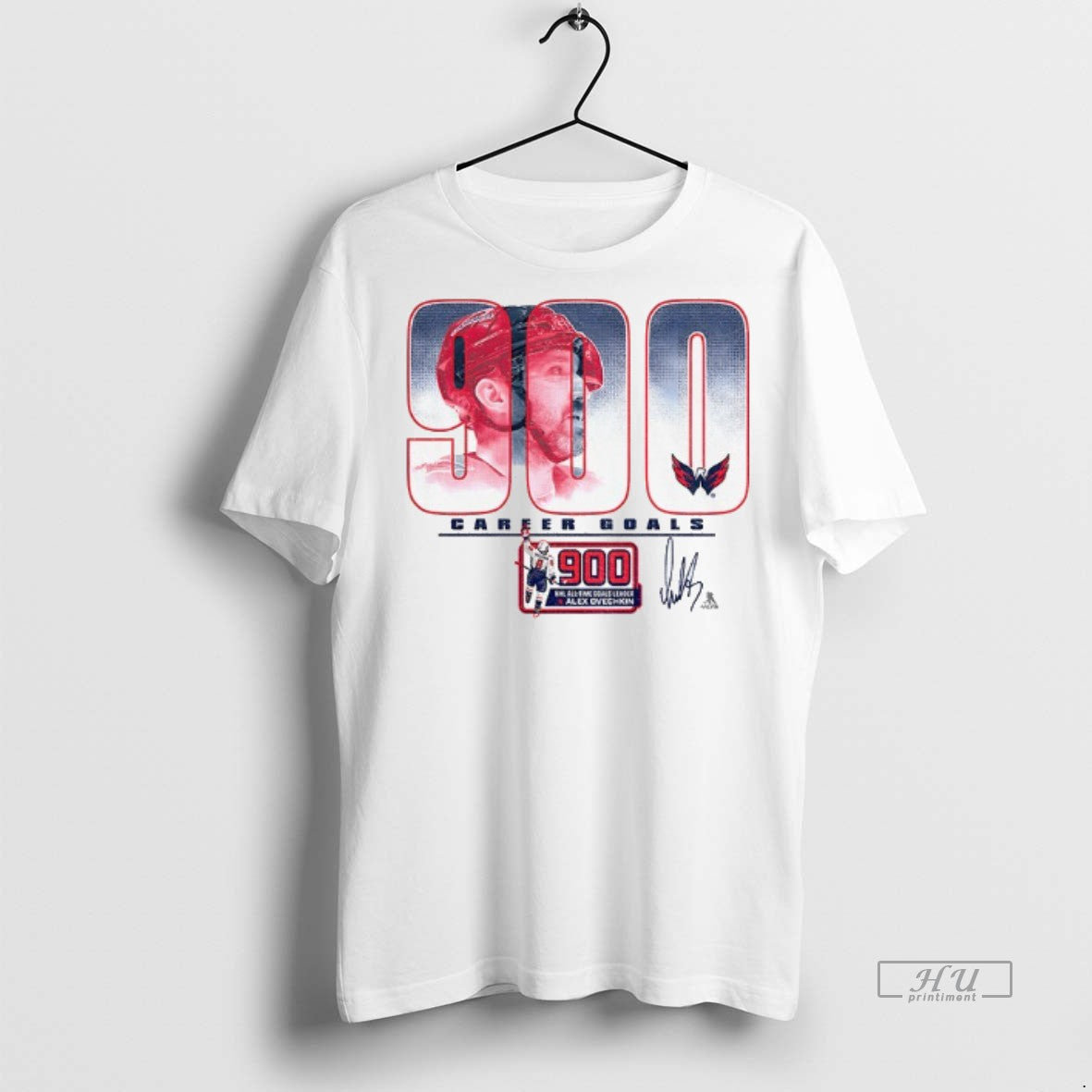 Officials Alexander Ovechkin Washington Capitals 900th Career Goal Hockey Nhl Signature Vintage Premium Shirt Hoodie...