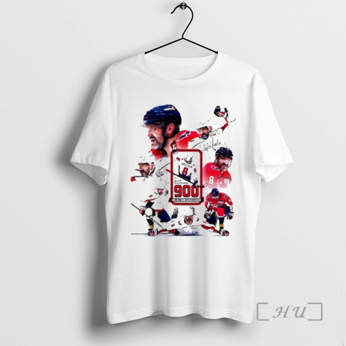 Officials Alexander Ovechkin No 8 Washington C 900th Career Goal Shirt Hoodie Sweatshirt | PurePodTees.com