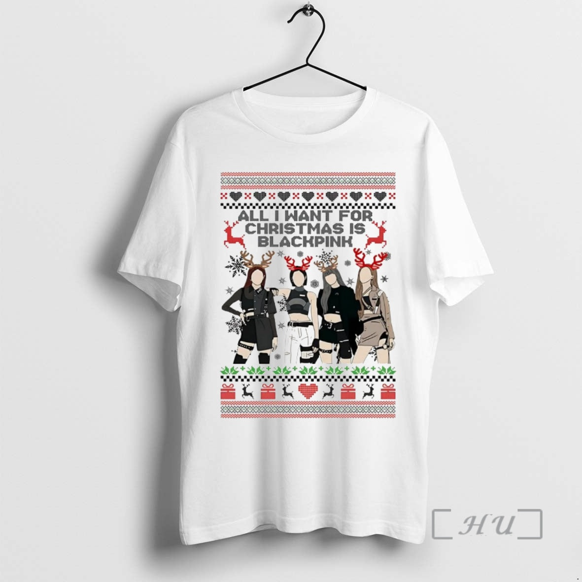 Officials All I Want For Christmas Is Blackpink Shirt Hoodie Sweatshirt | PurePodTees.com