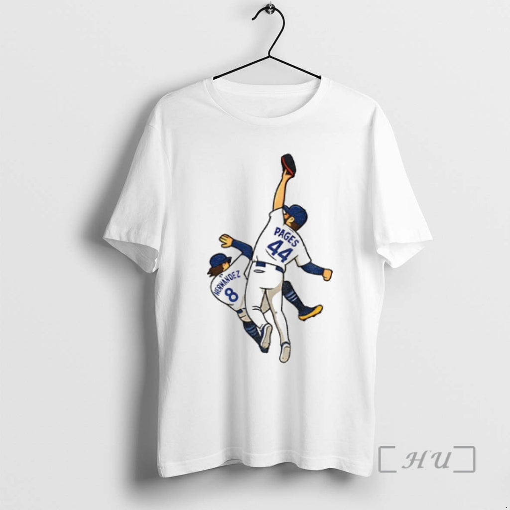 Officials Andy Pages Catch Cartoon Dodgers World Series Game 7 Saving The Catch Premium Shirt Hoodie Sweatshirt