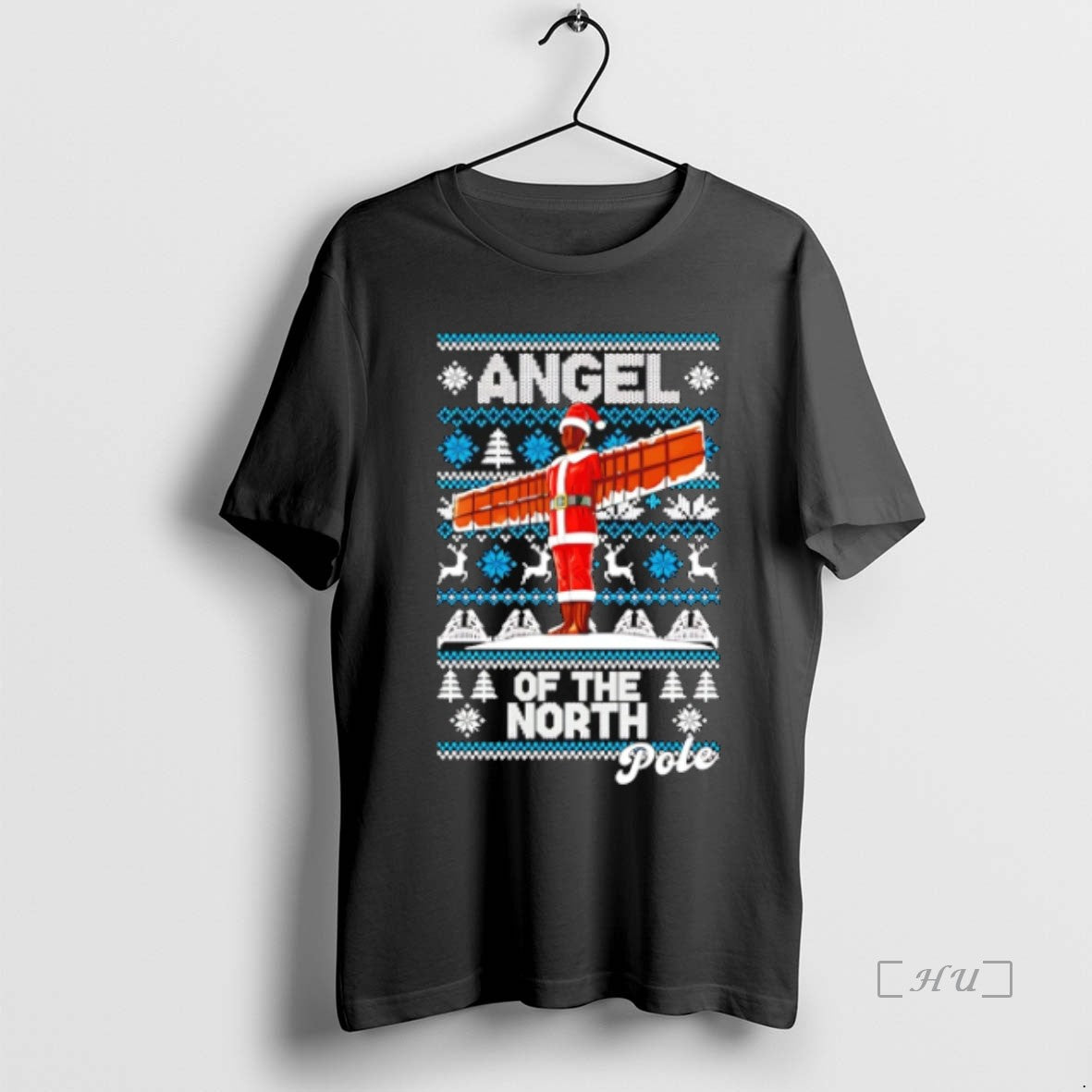 Officials Angel Of The North Pole Ugly Christmas 2025 Shirt Hoodie Sweatshirt | PurePodTees.com