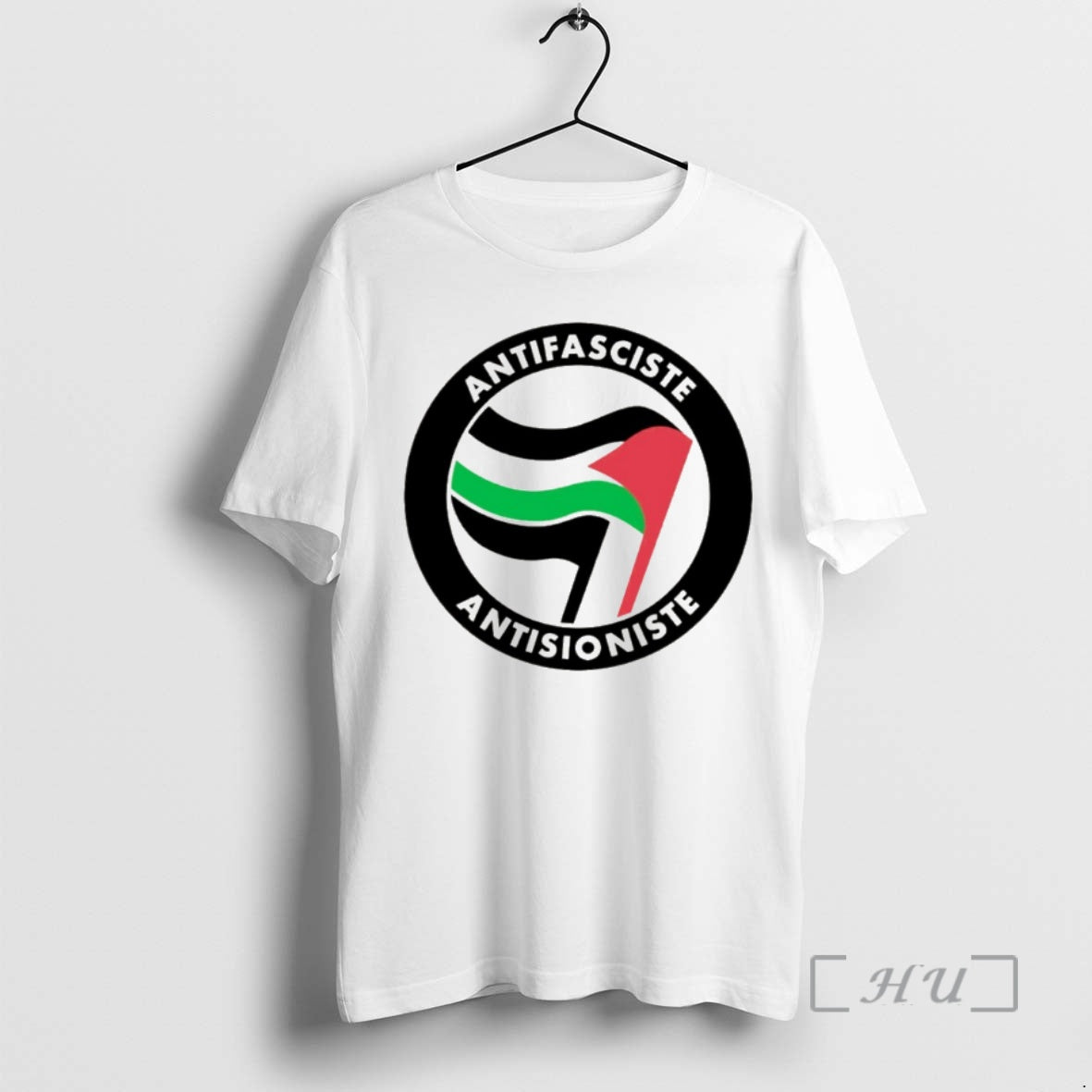 Officials Antifasciste And Antisioniste Political Protest Support Palestine Logo Shirt Hoodie Sweatshirt | PurePodTees.com