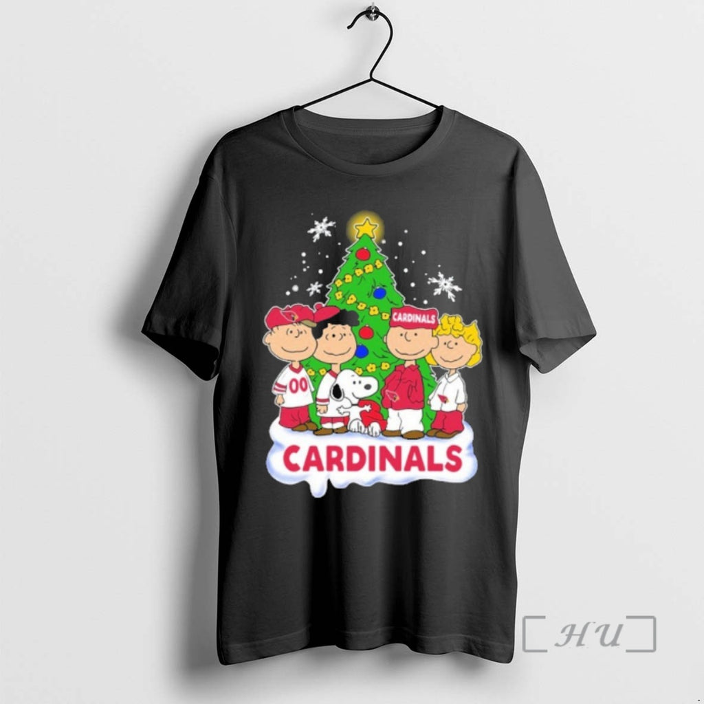 Officials Arizona Cardinals X The Peanuts Christmas 2025 Shirt Hoodie Sweatshirt | PurePodTees.com