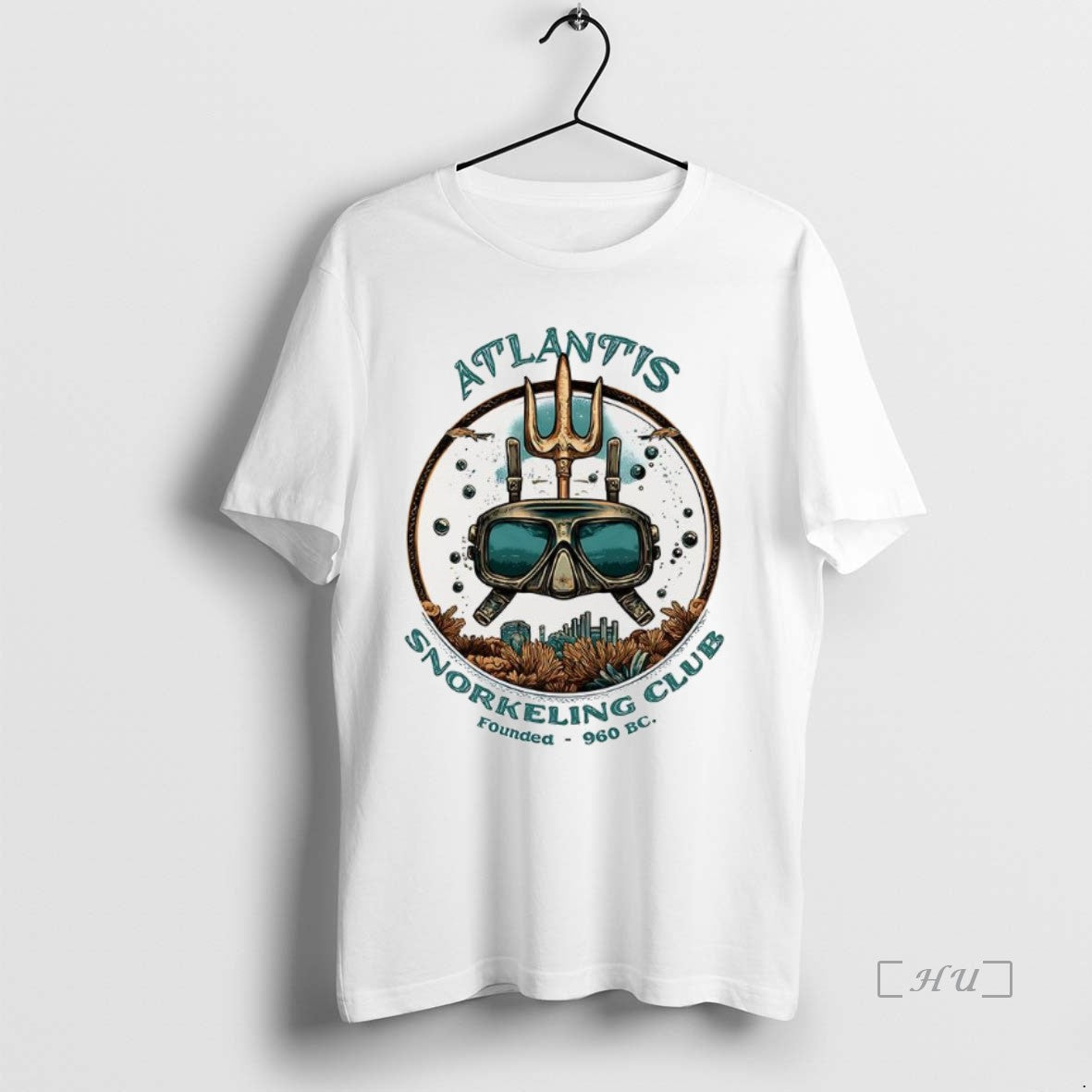 Officials Atlantis Snorkeling Club Founded 960 Bc Logo Shirt Hoodie Sweatshirt | PurePodTees.com