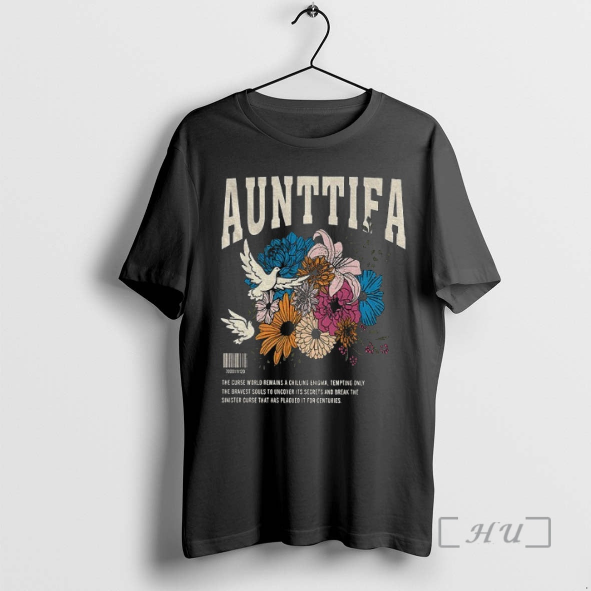 Officials Aunt Tifa Anti Fascist Retro Floral Boho Activist Shirt Hoodie Sweatshirt | PurePodTees.com