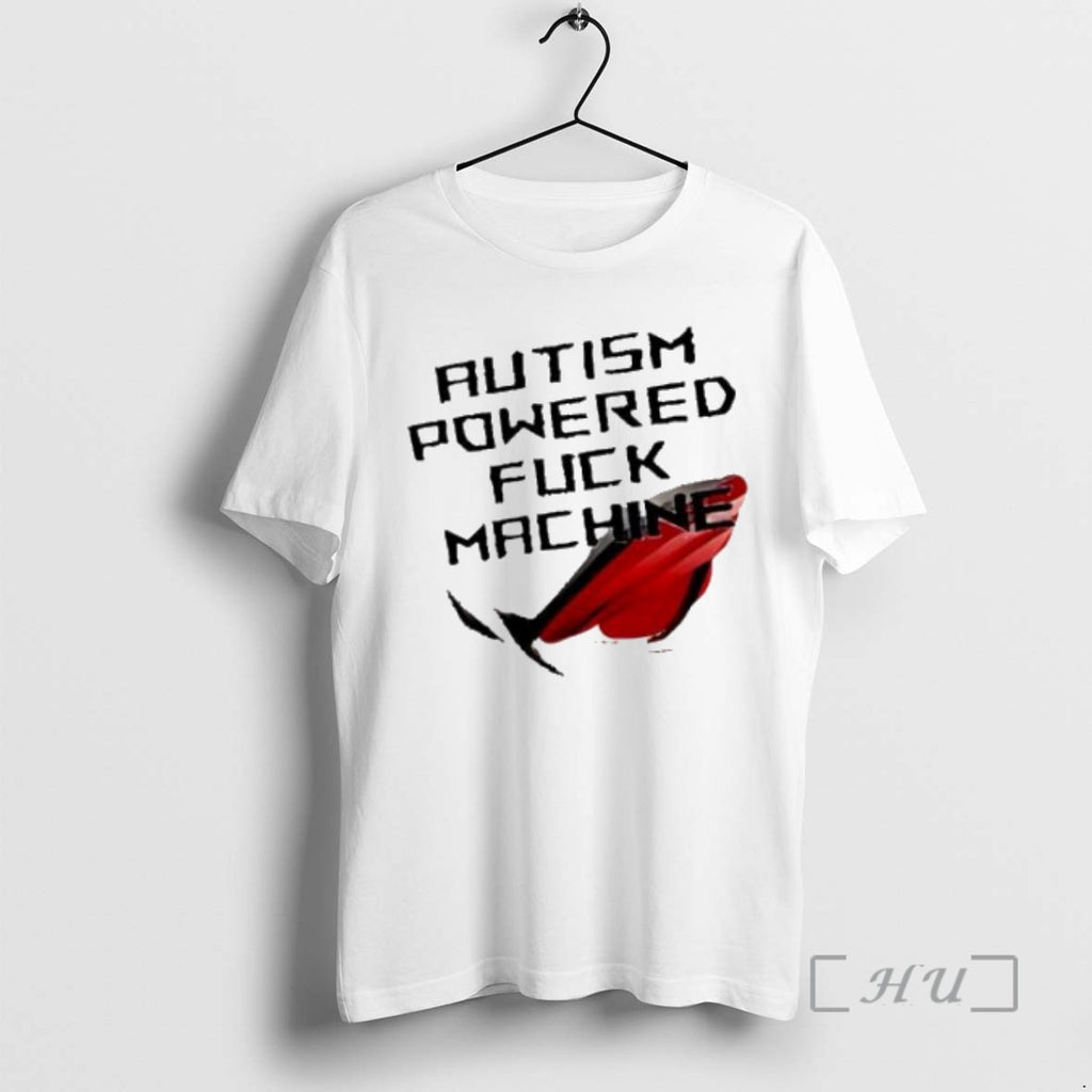 Officials Autism Powered Fuck Machine Christmas Shirt Hoodie Sweatshirt | PurePodTees.com