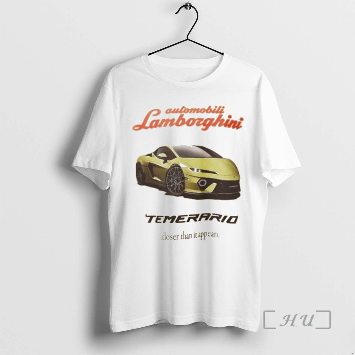 Officials Automobili Lamborghini Temerario Closer Than It Appears Shirt Hoodie Sweatshirt | PurePodTees.com