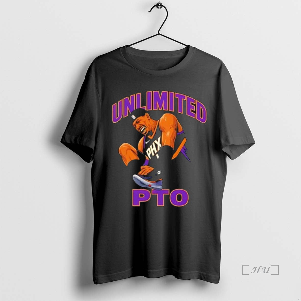 Officials Awesome Devin Booker Unlimited Pto Black Shirt Hoodie Sweatshirt | PurePodTees.com