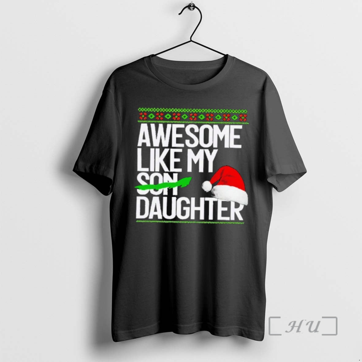 Officials Awesome Like My Daughter Ugly Christmas Shirt Hoodie Sweatshirt | PurePodTees.com