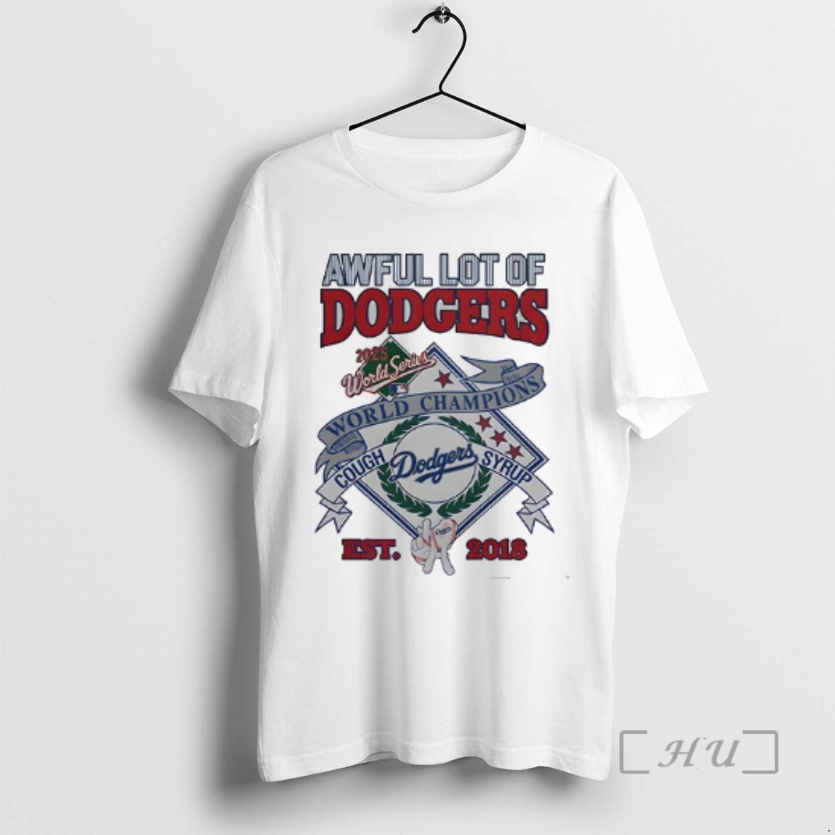 Officials Awful Lot Of Los Angeles Dodgers Thats A Awful Lot Of Cough Syrup Premium Shirt Hoodie Sweatshirt | PurePodTees.com
