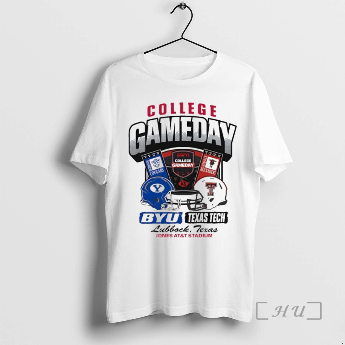 Officials Byu Vs Texas Tech 2025 College Gameday Ticket Shirt Hoodie Sweatshirt | PurePodTees.com
