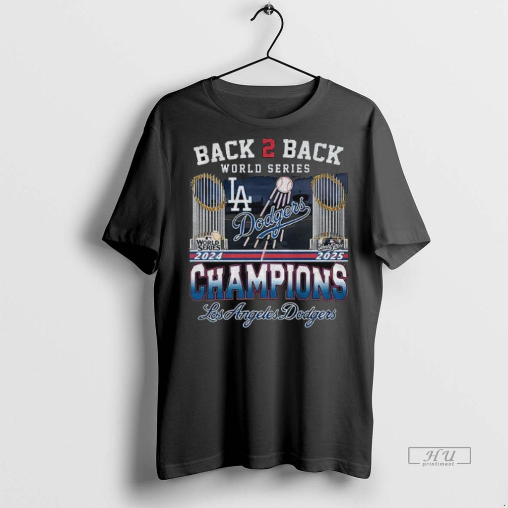 Officials Back 2 Back World Series Champions 2024 2025 Los Angeles Dodgers Mlb Baseball Premium Shirt Hoodie Sweatshirt