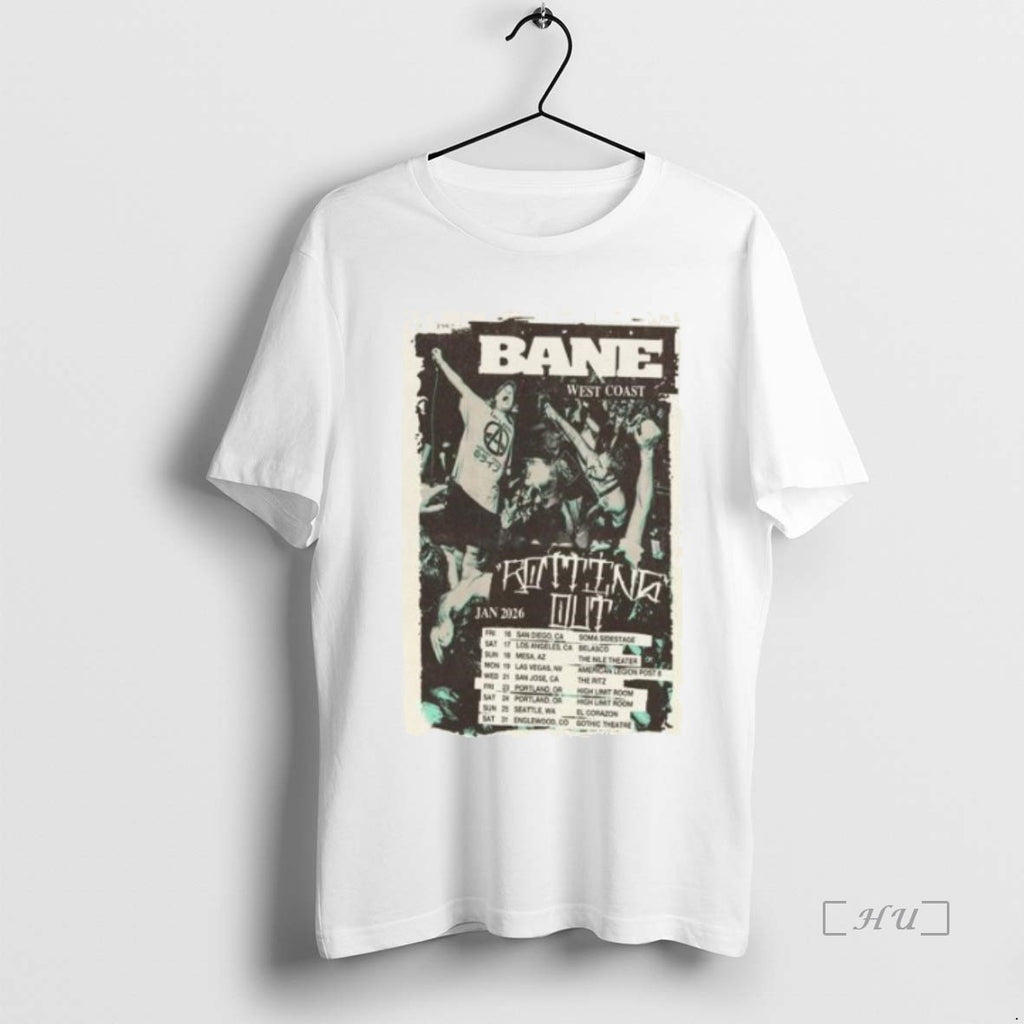 Officials Bane West Coast January 2026 Circle White Shirt Hoodie Sweatshirt | PurePodTees.com