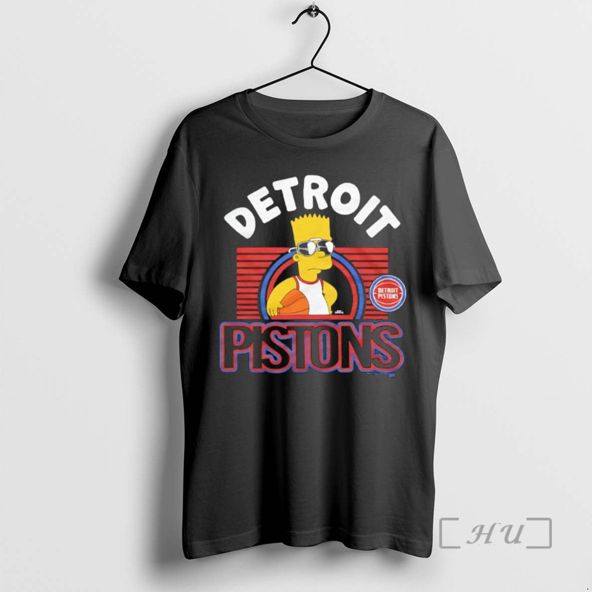 Officials Bart Simpson X Detroit Pistons Nba Basketball Shirt Hoodie Sweatshirt | PurePodTees.com