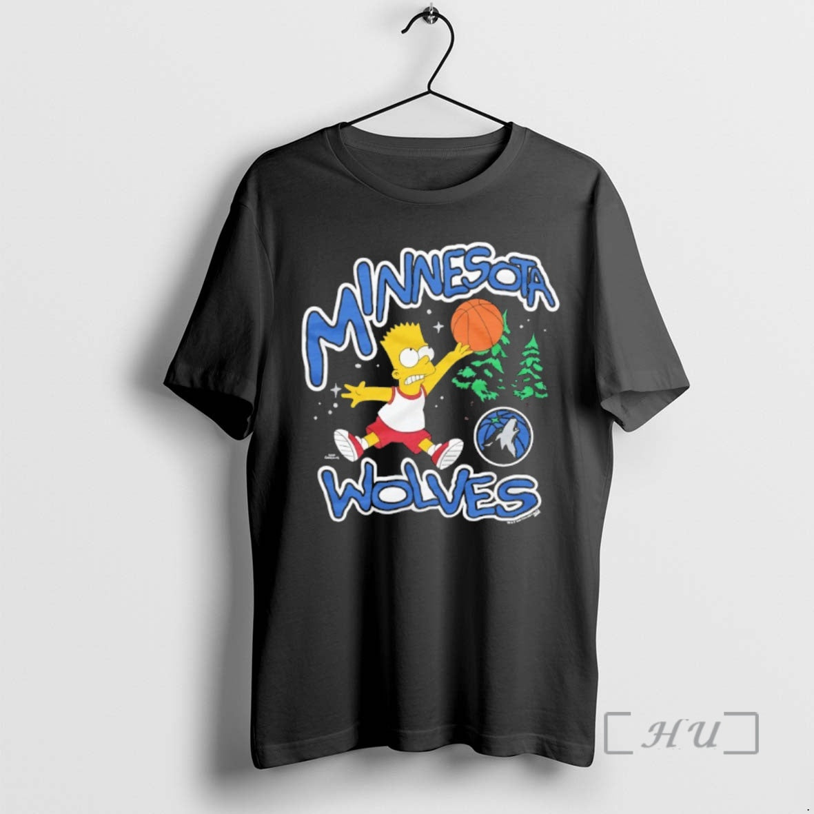 Officials Bart Simpson X Minnesota Timberwolves Basketball Shirt Hoodie Sweatshirt | PurePodTees.com
