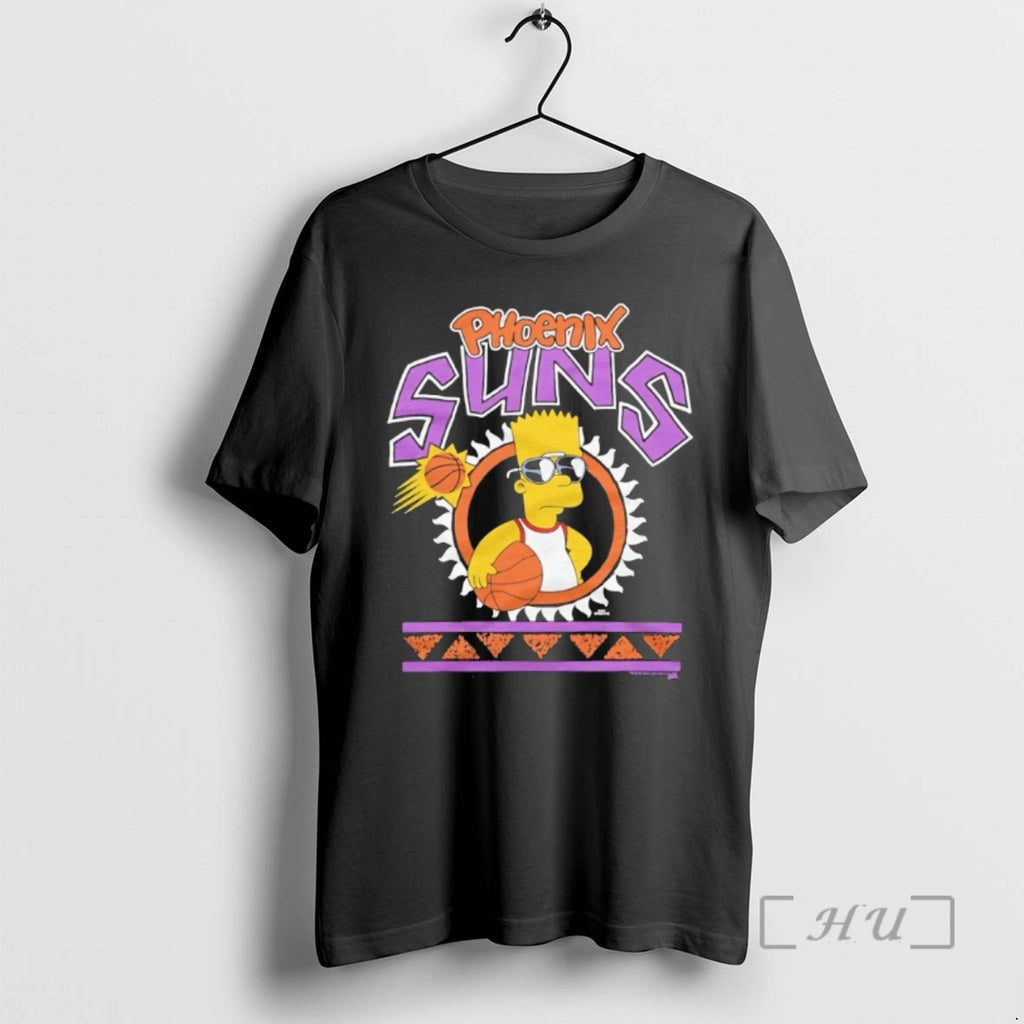 Officials Bart Simpson X Phoenix Suns Basketball Shirt Hoodie Sweatshirt | PurePodTees.com