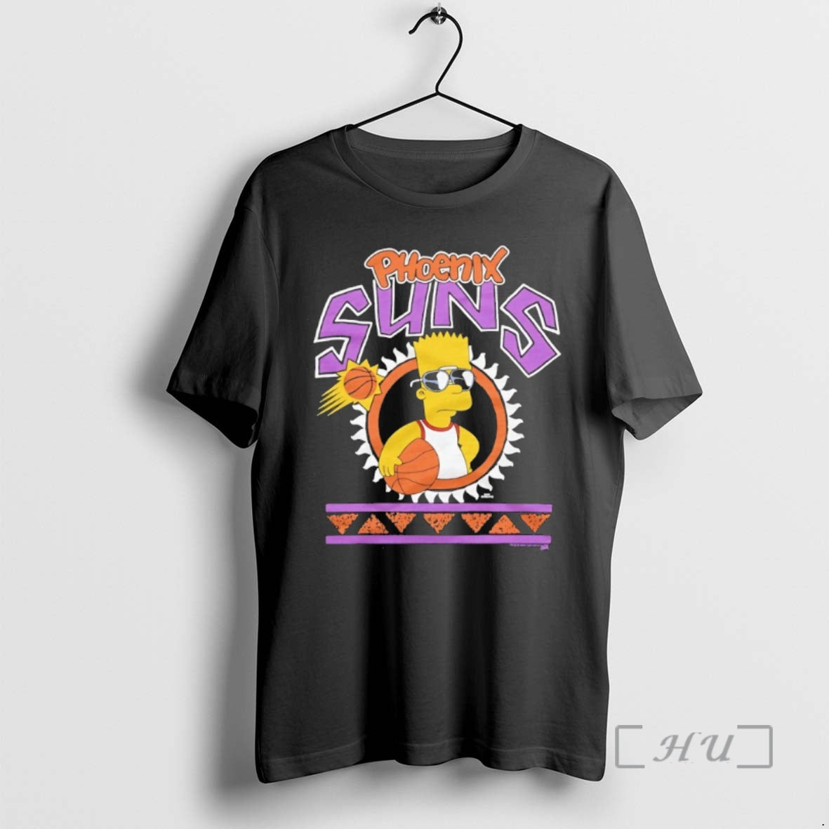 Officials Bart Simpson X Phoenix Suns Basketball Shirt Hoodie Sweatshirt | PurePodTees.com
