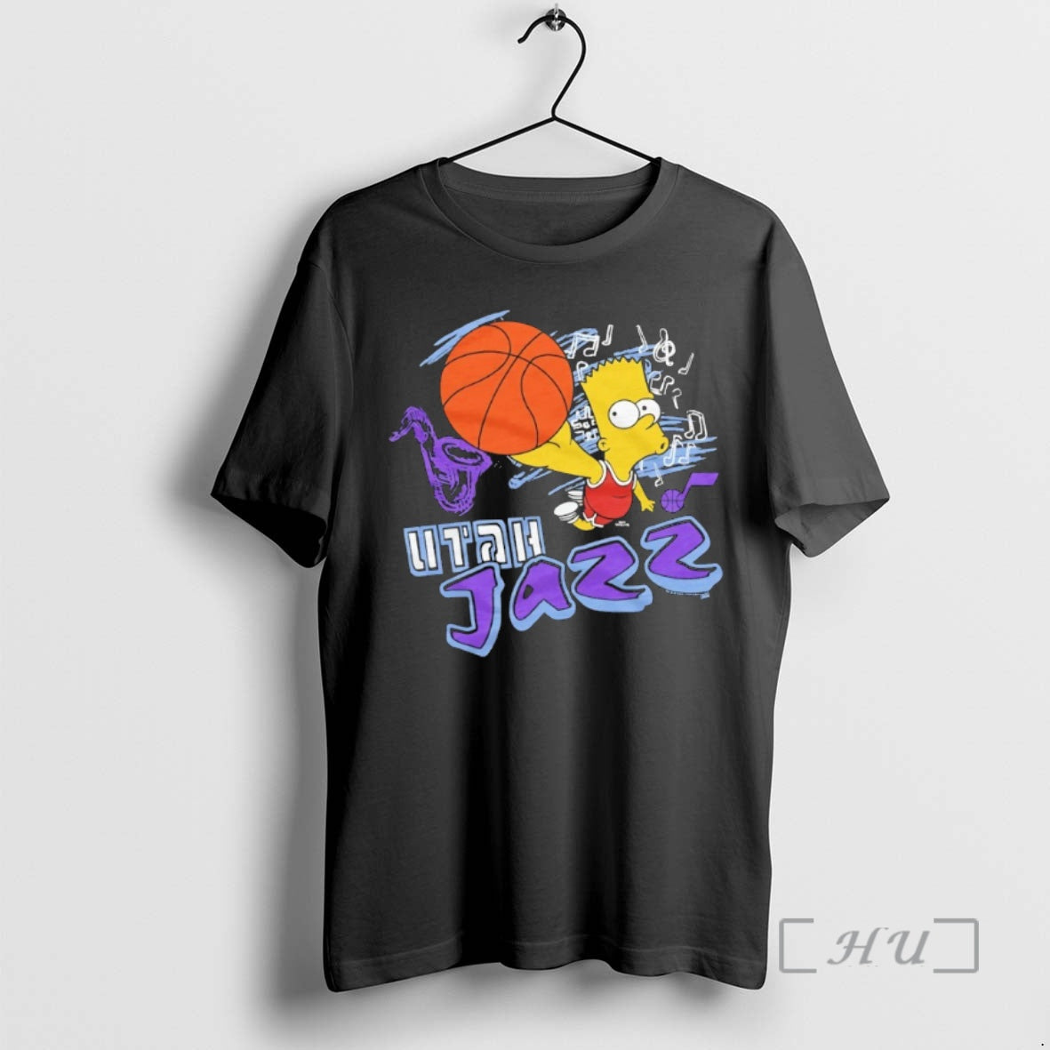 Officials Bart Simpson X Utah Jazz Basketball Shirt Hoodie Sweatshirt | PurePodTees.com