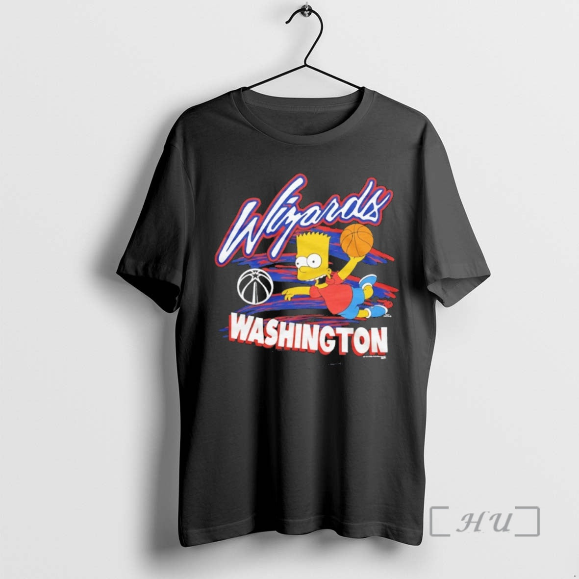 Officials Bart Simpson X Washington Wizards Basketball Shirt Hoodie Sweatshirt | PurePodTees.com