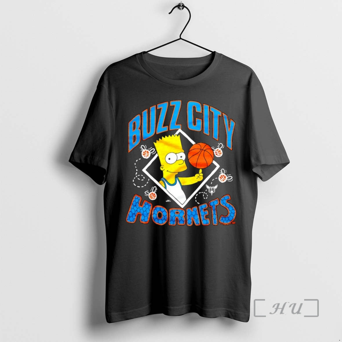 Officials Bart Simpsons Charlotte Hornets Nba Cartoon Shirt Hoodie Sweatshirt | PurePodTees.com