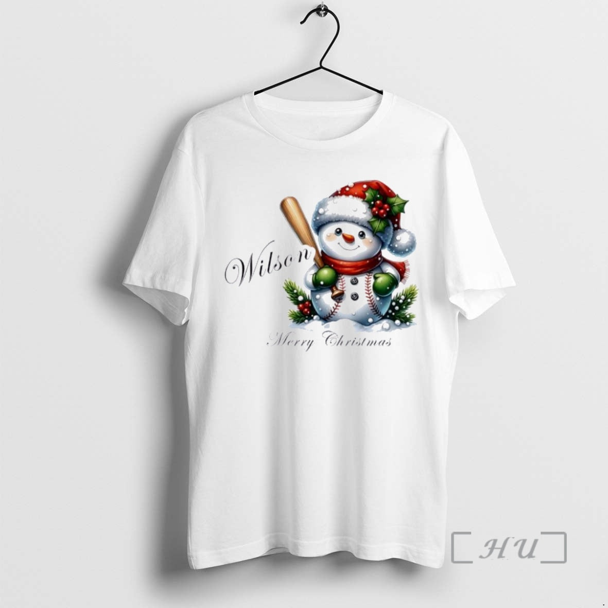 Officials Baseball Snowman Xmas Babys First Christmas Personalized Ornaments White Shirt Hoodie Sweatshirt | PurePodTees.com