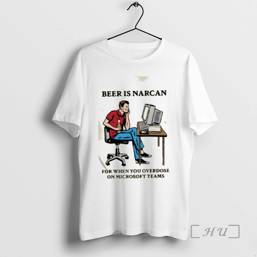 Officials Beer Is Narcan For When You Overdose On Teams Cartoon T Shirt Sweater