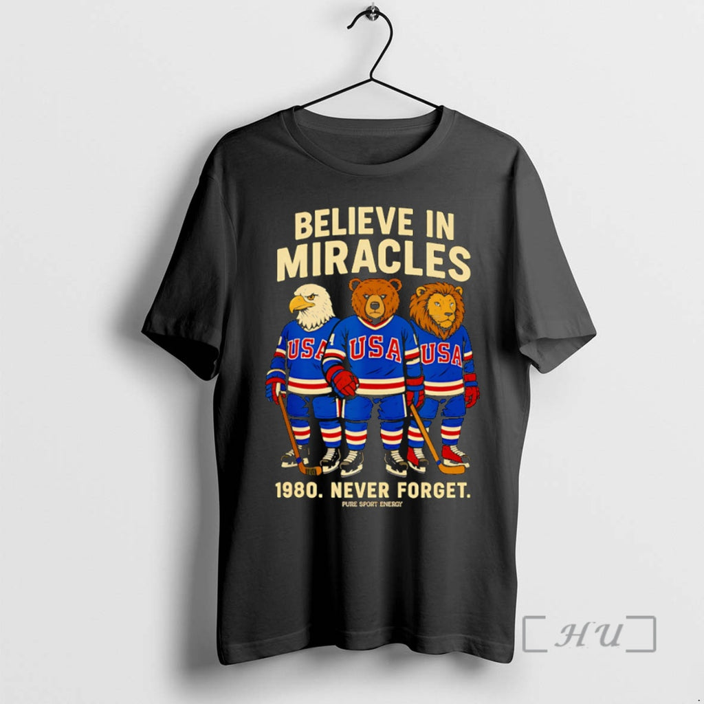 Officials Believe In Miracles 1980 Never Forget Shirt Hoodie Sweatshirt | PurePodTees.com
