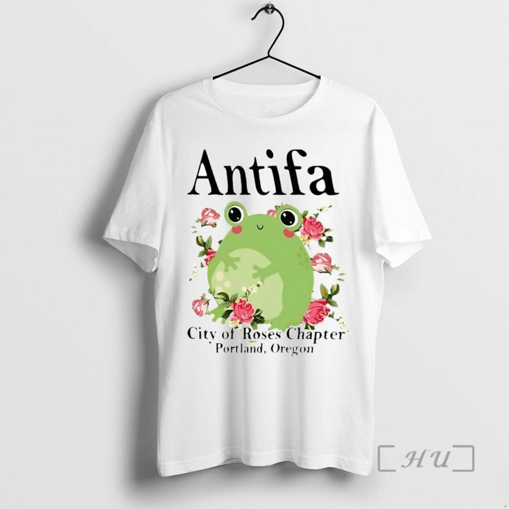 Officials Best Antifa City Of Roses Frog T Shirt Sweater