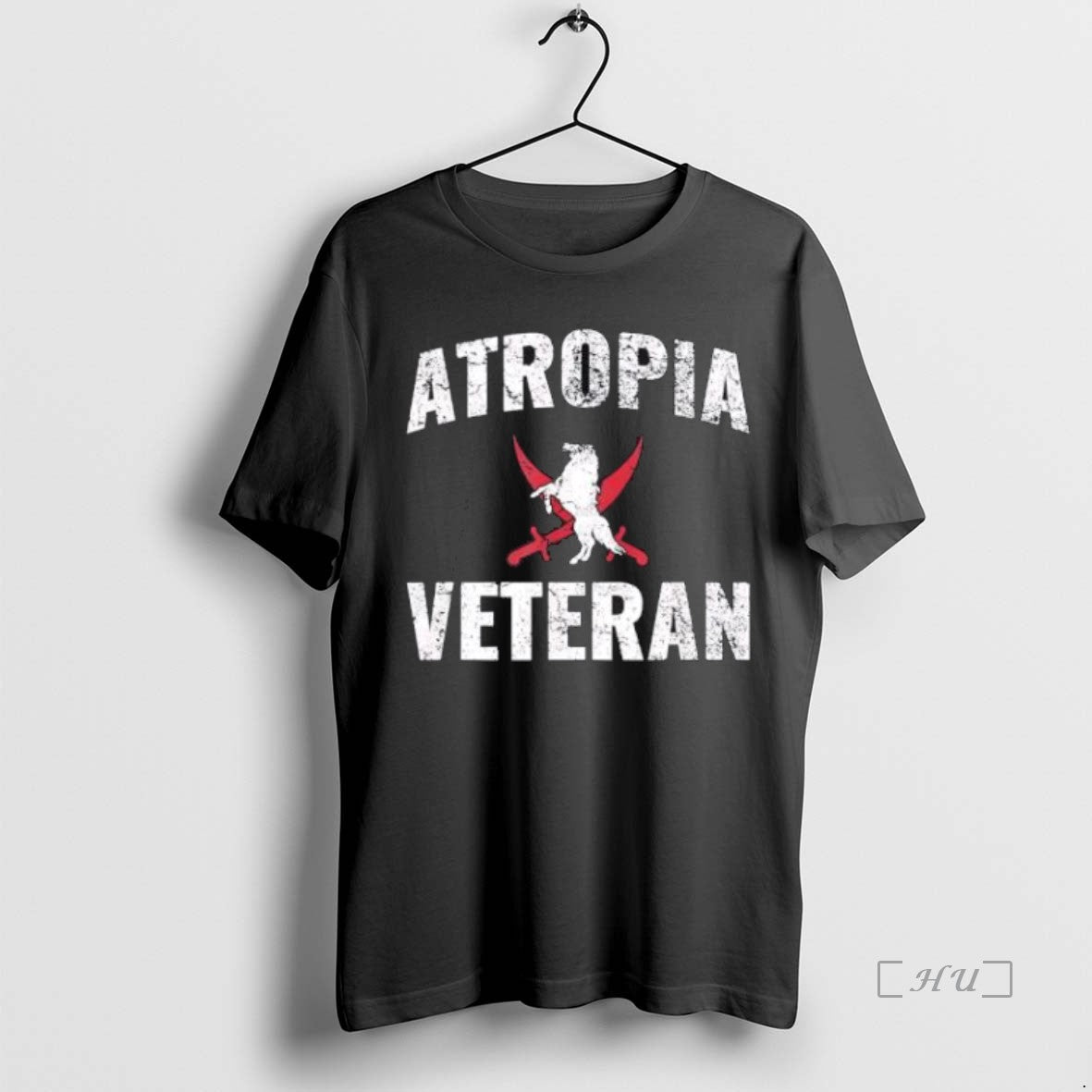 Officials Best Atropia Veteran Logo Black Shirt Hoodie Sweatshirt | PurePodTees.com