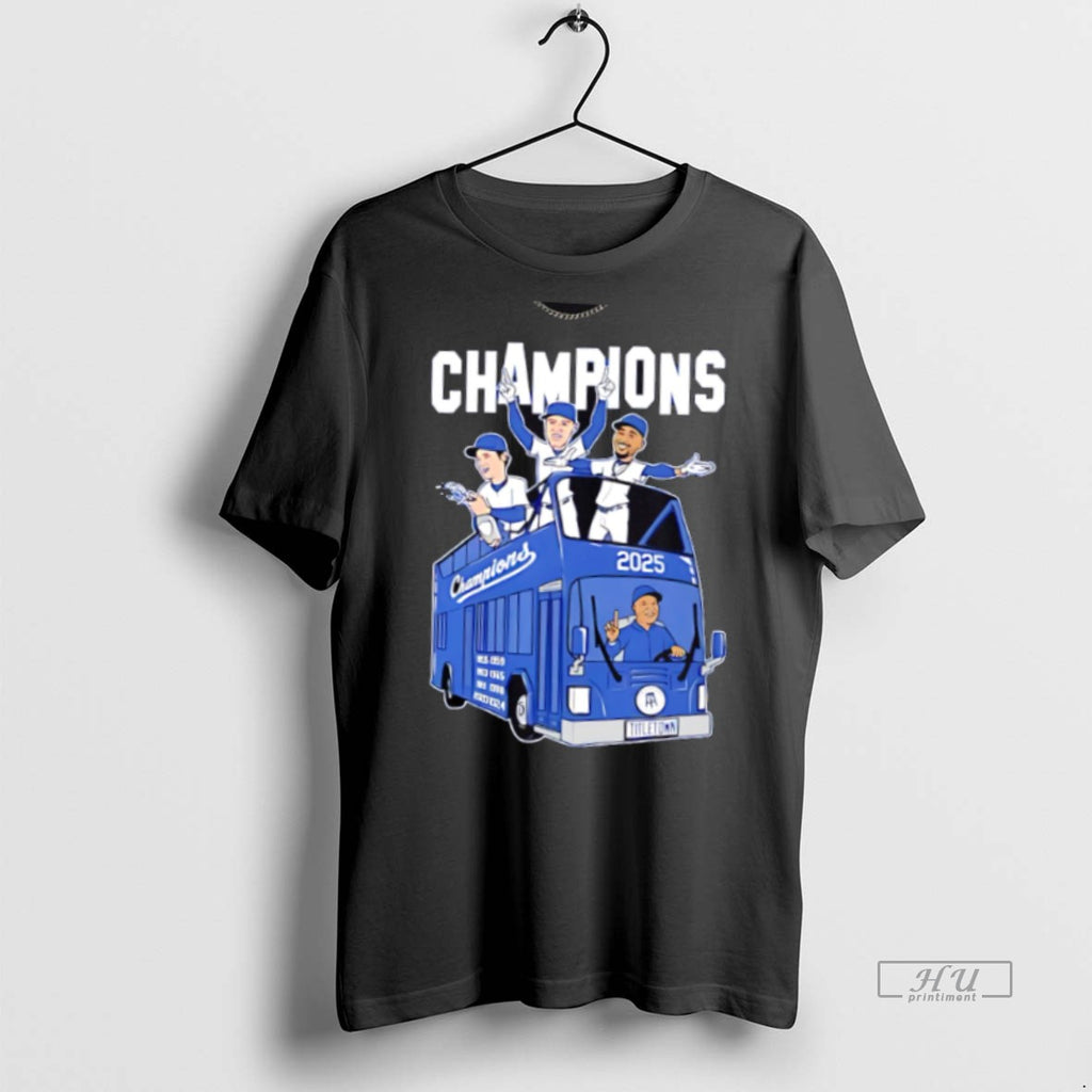 Officials Best Los Angeles Are Back To Back Champions 2025 On The Parade Float Premium Shirt Hoodie Sweatshirt