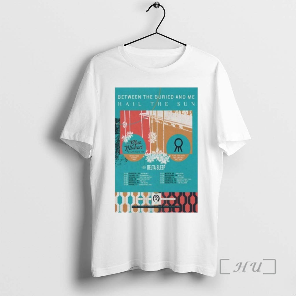 Officials Between The Buried And Me The Blue Nowhere Album Release Tour 2025 T Shirts