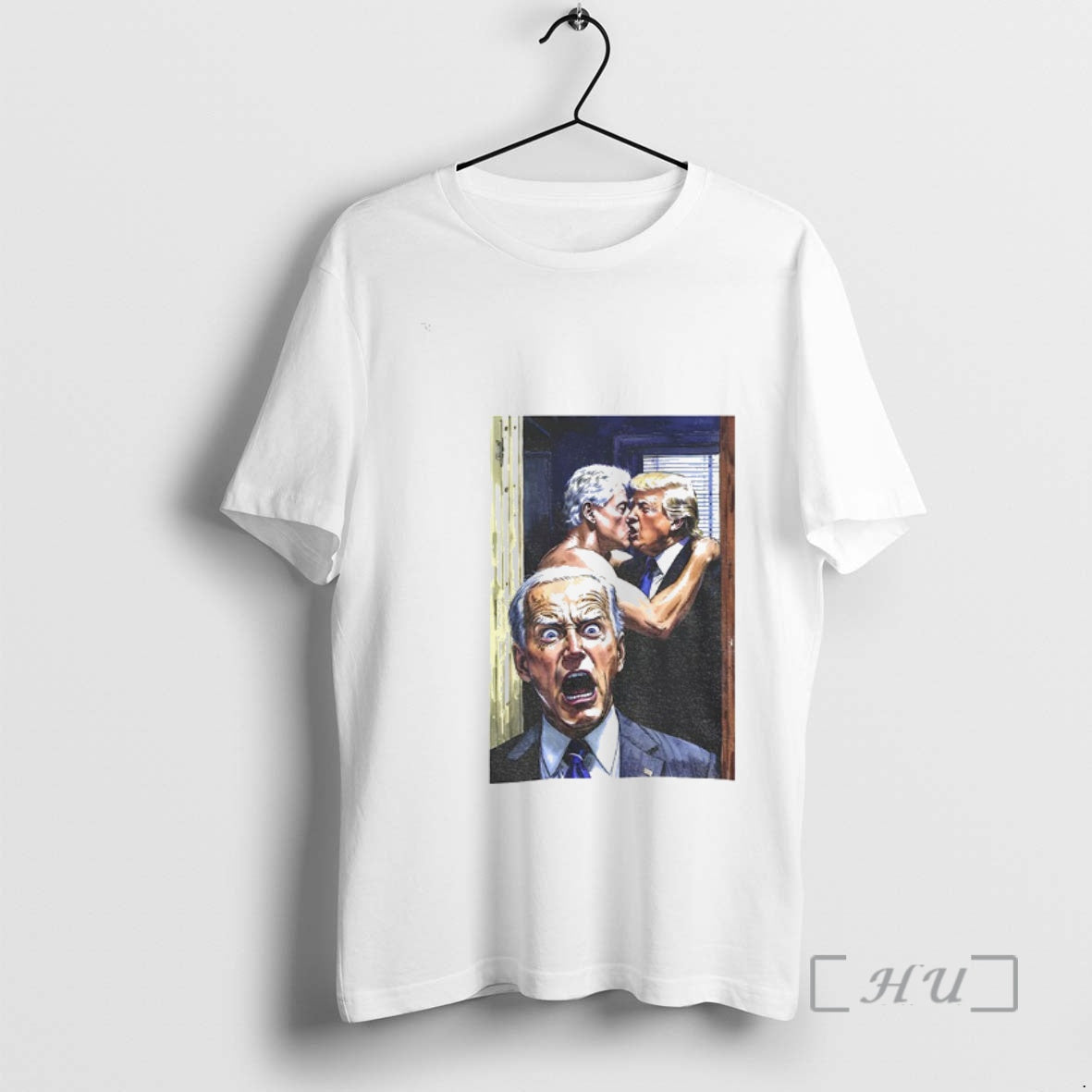 Officials Biden Is Shocked Trump X Bubba Yaoi Political Satire Shirt Hoodie Sweatshirt | PurePodTees.com