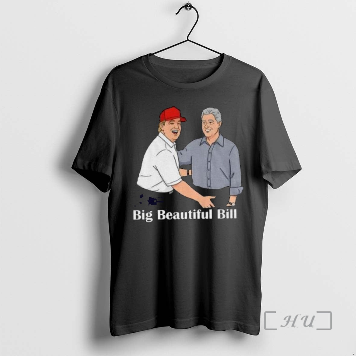 Officials Big Beautiful Bill Clinton Trump Bubba Big Beautiful Bill Anti Trump Circle Black Premium Shirt Hoodie Sweatshirt
