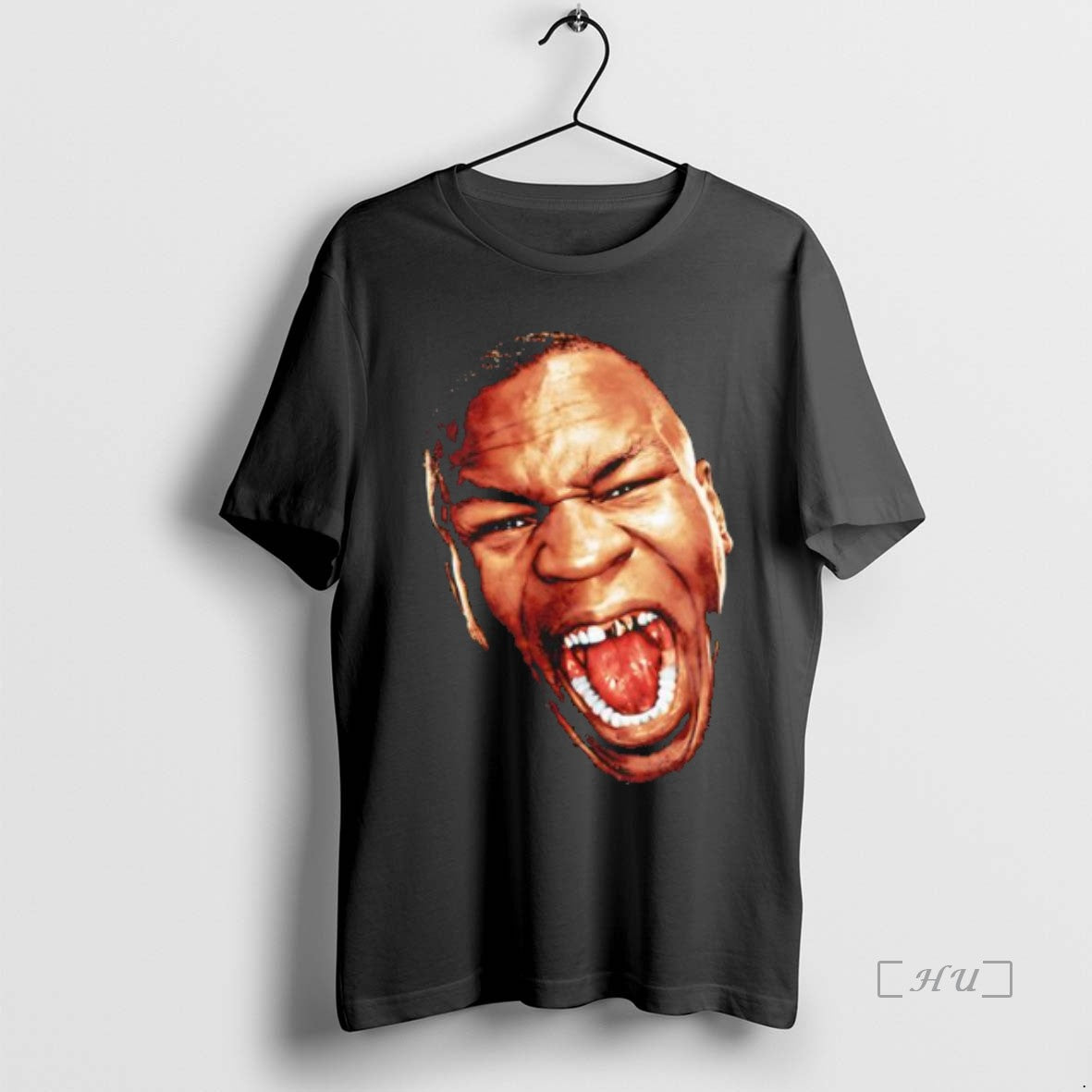 Officials Big Head Mike Tyson Scream Black Shirt Hoodie Sweatshirt | PurePodTees.com