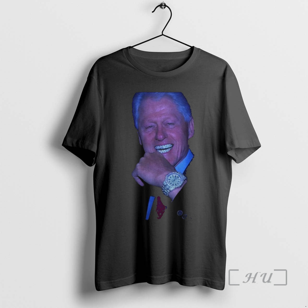 Officials Bill Clinton Grillz Teeth Photo Shirt Hoodie Sweatshirt | PurePodTees.com