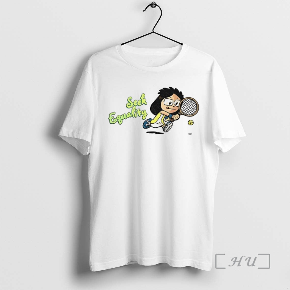 Officials Billie Jean King Seek Equality Cartoon Shirt Hoodie Sweatshirt | PurePodTees.com