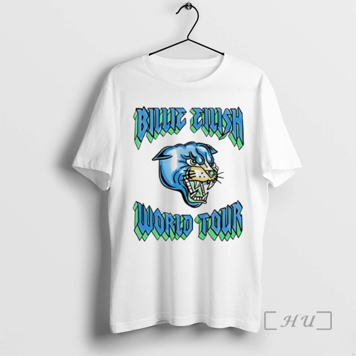 Officials Billie Eilish Panther World Tour Shirt Hoodie Sweatshirt | PurePodTees.com