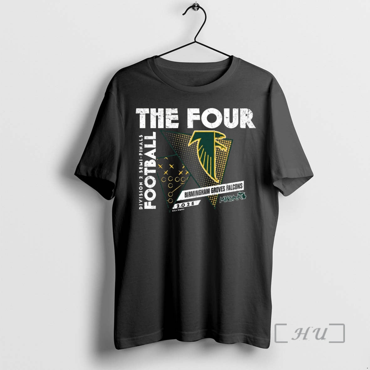 Officials Birmingham Groves Falcons 2025 D2 Semifinals The Four Shirt Hoodie Sweatshirt | PurePodTees.com
