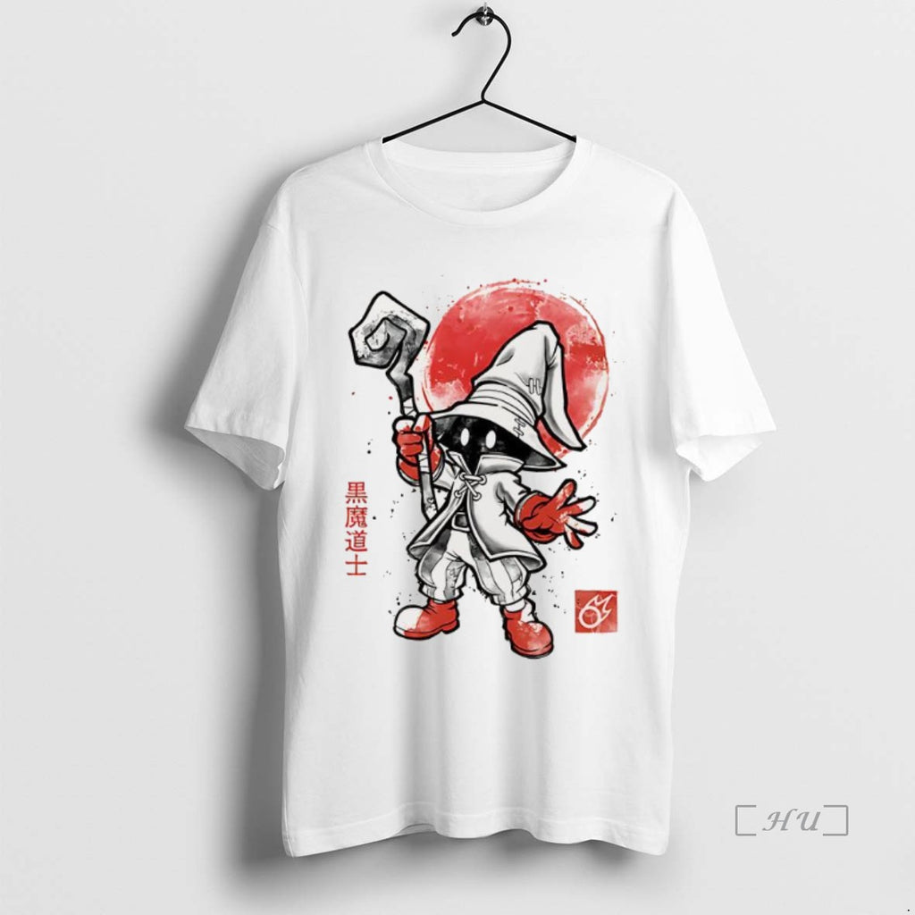 Officials Black Mage Sumi E Video Game Shirt Hoodie Sweatshirt | PurePodTees.com