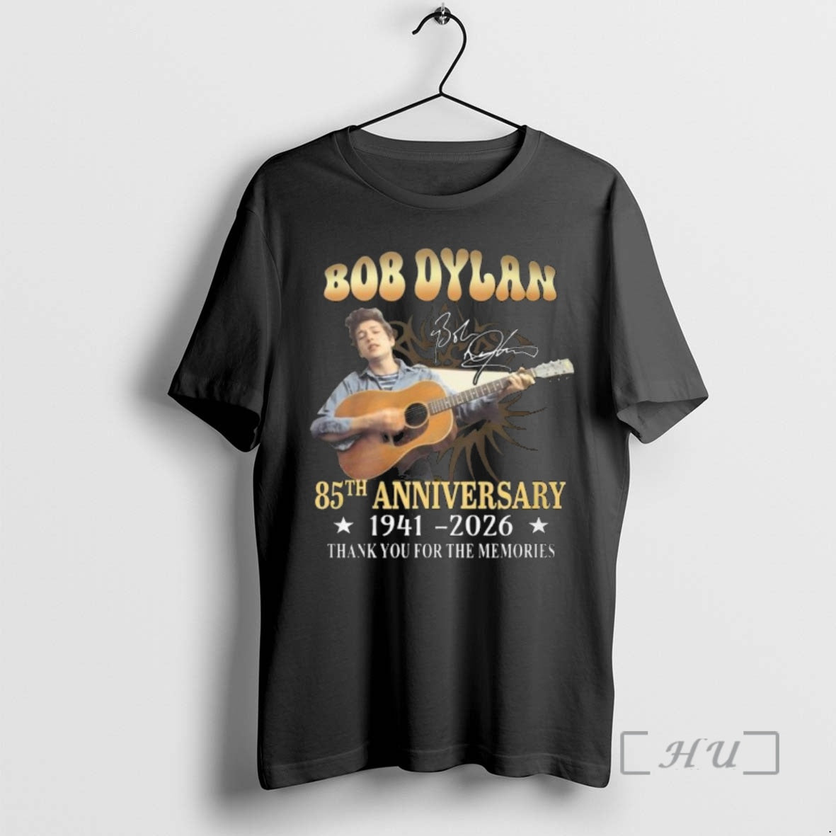 Officials Bob Dylan 85th Anniversary 1941 2026 Signatures Thank You For The Memories Premium Shirt Hoodie Sweatshirt