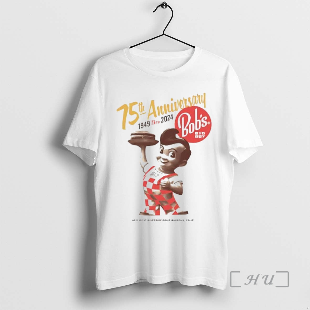 Officials Bobs Big Boy 75th Anniversary 1949 There 2024 Shirt Hoodie Sweatshirt | PurePodTees.com