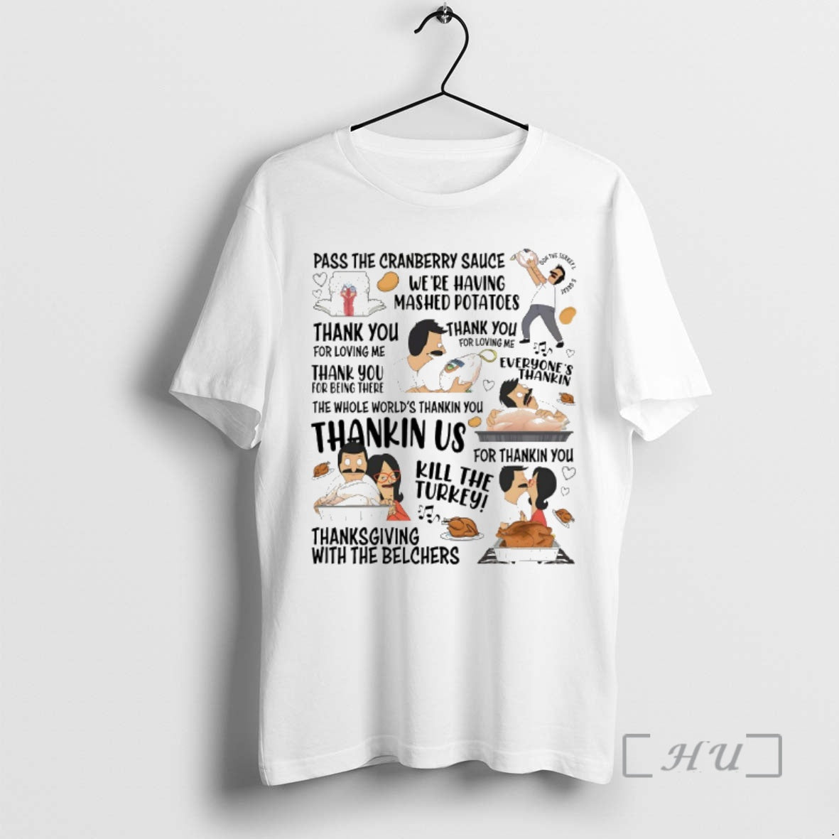 Officials Bobs Burgers Thanksgiving Song Linda Belcher Song Happy Thanksgiving Shirt Hoodie Sweatshirt | PurePodTees.com