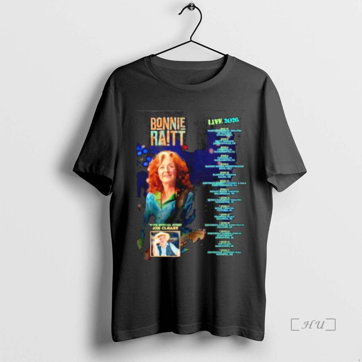 Officials Bonnie Raitt Live 2026 Tour Shirt Hoodie Sweatshirt | PurePodTees.com