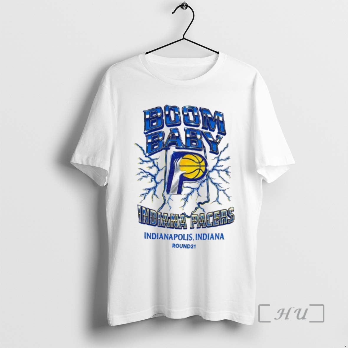 Officials Boom Baby Indiana Pacers Nba Basketball Nba Indianapolis Indiana Round 21 Premium T Shirts Hoodie Sweatshirt