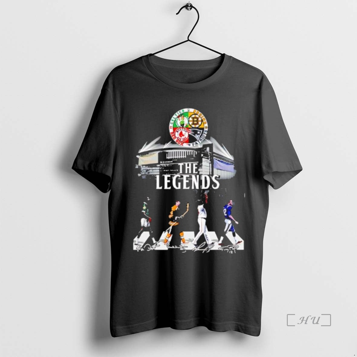Officials Boston City Sport The Legends Signature Black Shirt Hoodie Sweatshirt | PurePodTees.com