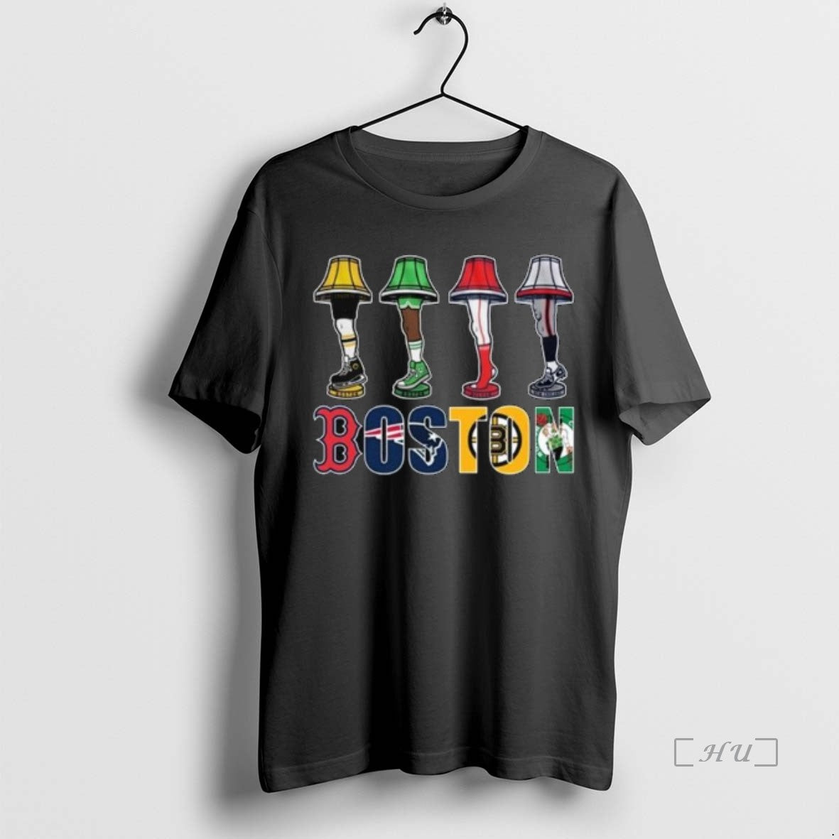 Officials Boston City Sports Holiday Leg Lamp 2025 Long Sleve Shirt Hoodie Sweatshirt | PurePodTees.com