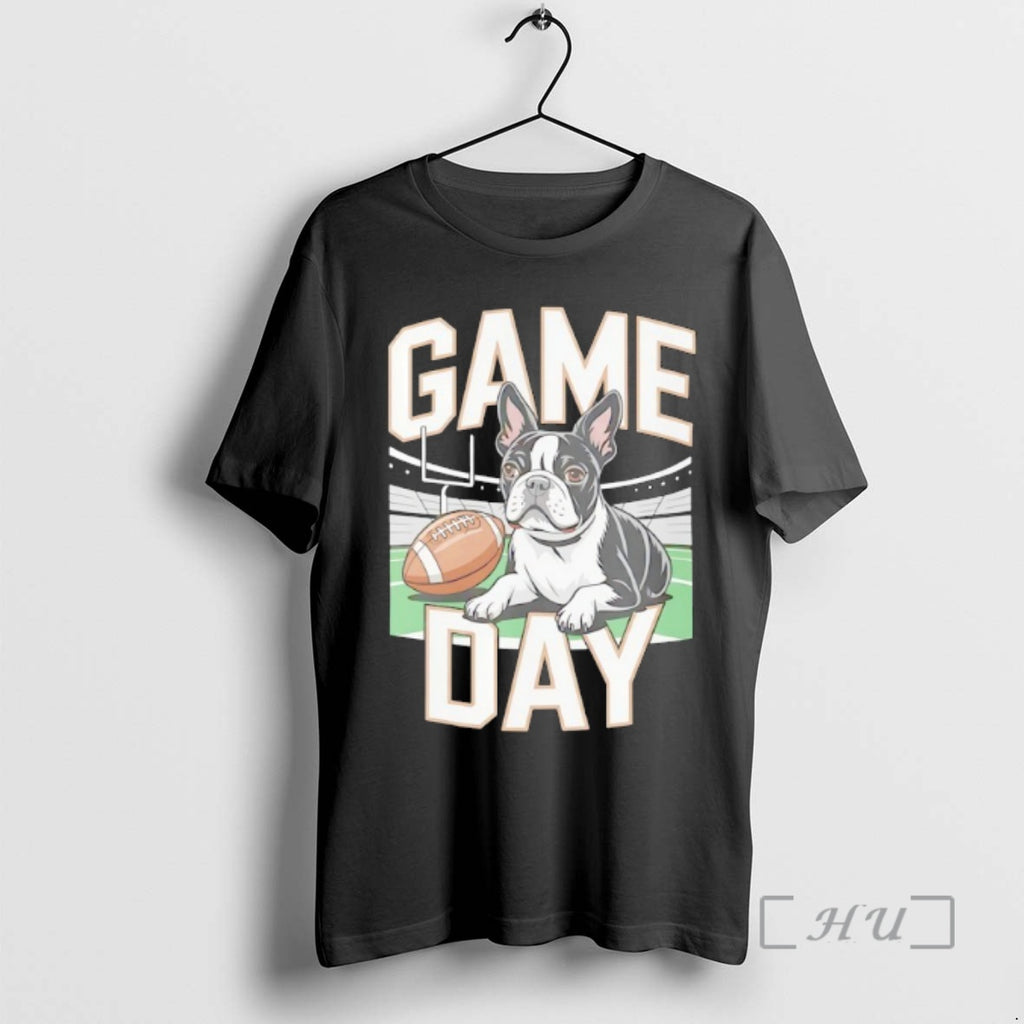 Officials Boston Terrier Game Day Football Shirt Hoodie Sweatshirt | PurePodTees.com