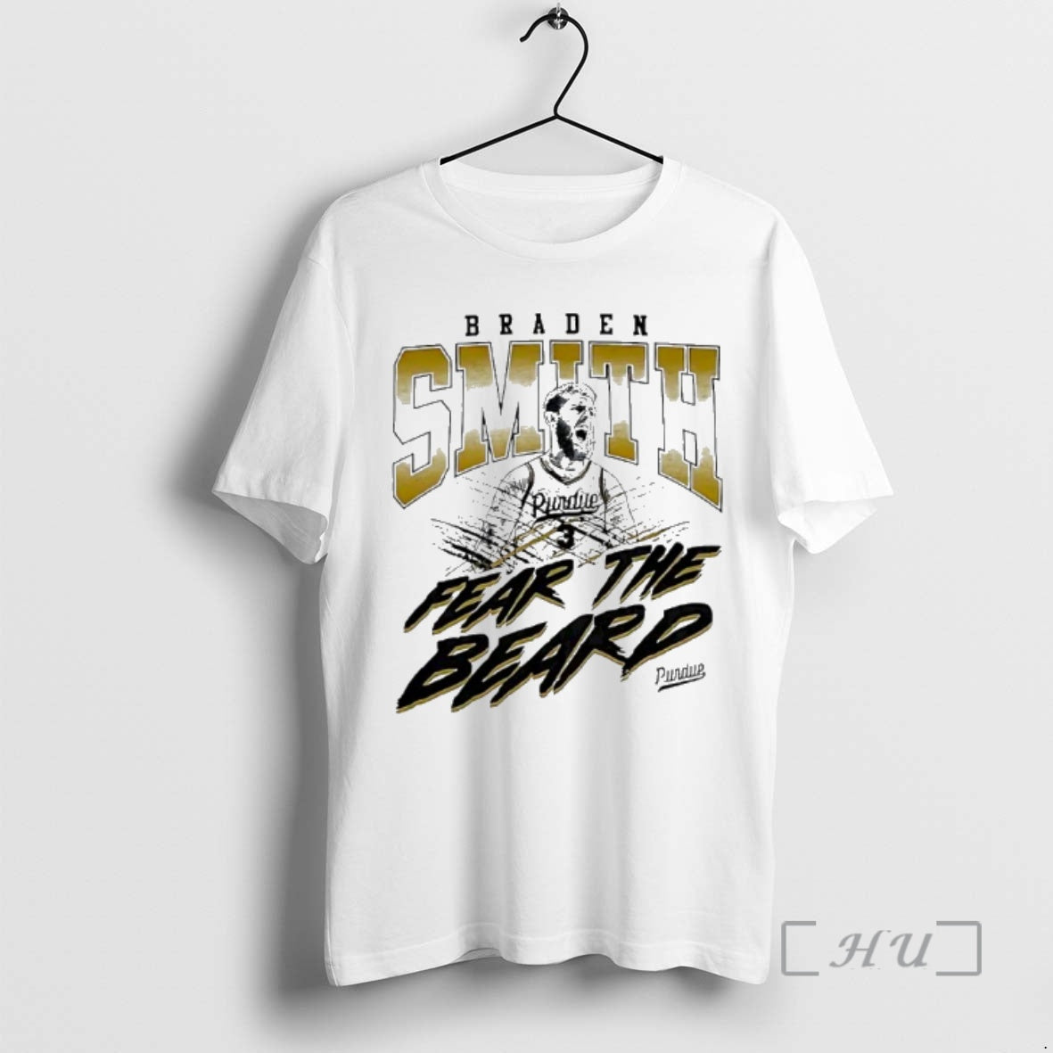 Officials Braden Smith Fear The Beard Purdue Boilermakers Basketball Shirt Hoodie Sweatshirt | PurePodTees.com