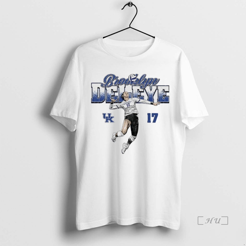 Officials Brooklyn Deleye 17 Kentucky Wildcats Womens Volleyball Vintage Shirt Hoodie Sweatshirt | PurePodTees.com